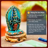  Tượng Thiên Thủ Thiên Nhãn Nepal -Hàng Hiểm [Kim Cương Hỷ Lạc]Chất Liệu Bột Sa Thạch Vẽ Màu Thủ Công 