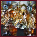  Bát Bảo Cát Tường -Bát Cát Tường Lưu Ly Cao Cấp [Kim Cương Hỷ Lạc] Bộ Bát Cát Tường Cúng Dường 13cm 