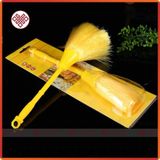  Chổi Quét Tượng Phật, Cọ Vệ Sinh Tượng Phật [Kim Cương Hỷ Lạc] Lông Siêu Dày Mịn, Cán Nhựa Vàng - Đỏ 