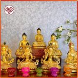  Tượng Hoàng Thần Tài Dzambala Vô Lượng Thọ Dược Sư A Di Đà Quan Âm Tứ Thủ Liên Hoa Sanh Tara Mật Tông L2 