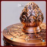  Kinh Luân Liên Hoa Đại Luân Kinh Luân Xoay [Kim Cương Hỷ Lạc] Đồ Thờ Mật Tông 70cm 