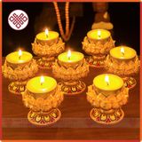  Nến Bơ Thực Vật Dùng Thắp Sáng Cúng Dường [Kim Cương Hỷ Lạc] Túi Nến Bơ 800g Thắp Sáng Ban Thờ 