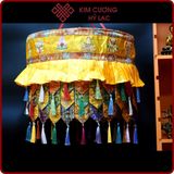  Lọng Gấm [Kim Cương Hỷ Lạc] Bát Cát Tường 