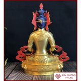  Tượng Phật Vô Lượng Thọ Mật Tông [Kim Cương Hỷ Lạc] Nepal 33Cm 