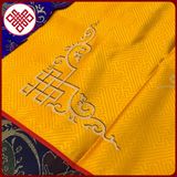  Rèm Cửa Trang Trí Bàn Thờ Mật Tông [Kim Cương Hỷ Lạc] Bát Cát Tường Màu Vàng 