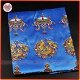  Khăn Khata Cúng Dường Tây Tạng, Khăn Ban Phước Mật Tông [Kim Cương Hỷ Lạc] Vẽ Màu 150cm 