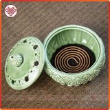  Lư Xông Trầm Lư Đốt Hương Trầm Gốm Trang Trí Bàn Thờ Mật Tông [Kim Cương Hỷ Lạc] Siêu Đẹp 