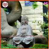  Tượng Phật A Di Đà [Kim Cương Hỷ Lạc] Trang Trí Nhà Cửa, Decor Sân Vườn 28Cm 