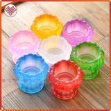  Đế Nến, Chân Đèn Nến Bơ Lưu Ly Bát Cát Tường [Kim Cương Hỷ Lạc] 7 Màu 