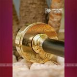  Kinh Luân Cầm Tay Siêu Biến Chú Cán Gỗ [Kim Cương Hỷ Lạc] Trọn Bộ Có Đế Cắm, Cao 17Cm 