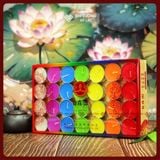  Nến Bơ Xịn - Nến Bơ Cúng Phật Cao Cấp [Kim Cương Hỷ Lạc] Nến Bơ Tự Nhiên An Toàn Cháy 4h Không Khói 