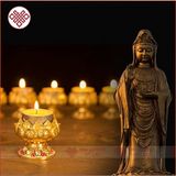  Nến Bơ Thực Vật Dùng Thắp Sáng Cúng Dường [Kim Cương Hỷ Lạc] Túi Nến Bơ 800g Thắp Sáng Ban Thờ 