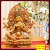  Tượng Tara Xanh Đồng Mạ Vàng Có Hào Quang 38cm [Kim Cương Hỷ Lạc] Tượng Phật Nepal Chế Tác Thủ Công 