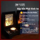  Hộp Nến Phật Bình An - Hộp Đựng Nến Phật Thích Ca [Kim Cương Hỷ Lạc] Trang Trí Nhà Cửa, Bàn Làm Việc 