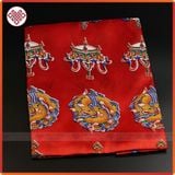  Khăn Khata Cúng Dường Tây Tạng, Khăn Ban Phước Mật Tông [Kim Cương Hỷ Lạc] Vẽ Màu 150cm 
