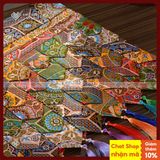  Rèm Quây 5 Tầng Trang Trí Bàn Thờ Mật Tông [Kim Cương Hỷ Lạc] Gấm 