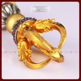  Chùy Kim Cang Mật Tông Pháp Khí Chùy Kim Cang [Kim Cương Hỷ Lạc] Chất liệu Cao Cấp Có Đế Cắm 