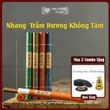  Nhang Trầm Hương Không Tăm [Kim Cương Hỷ Lạc] Bộ 11 Ống Nhang Trầm Hương, Thơm Dịu Nhẹ Tự Nhiên 100% 