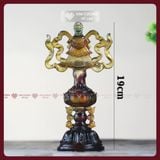  Bộ 8 Món Bát Bảo Cúng Dường Phật [Kim Cương Hỷ Lạc] Bộ Bát Cát Tường Lưu Ly Cao Cấp Size Lớn 