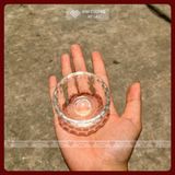  Bát Pha Lê 7 Màu, Chén Nước Cúng Dường [Kim Cương Hỷ Lạc] Pha Lê Cao Cấp 6x3,2 Cm 