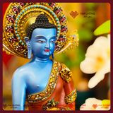  Tượng Phật Dược Sư Lưu Ly Quang Vương Phật [Kim Cương Hỷ Lạc] Tượng Dược Sư Đồng Vẽ Màu Cao Cấp 