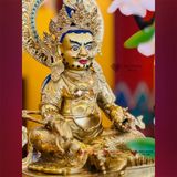  Tượng Phật Hoàng Thần Tài Dzambala [Kim Cương Hỷ Lạc] Tượng Đồng Cao Cấp Mạ Vàng 50cm 