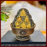  Chén Đồng Cúng Nước Mật Tông [Kim Cương Hỷ Lạc] Bộ Cúng Lục Vị Thần Tài - Đồng Nepal Cao Cấp 
