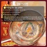  Chuông Xoay Tây Tạng Vẽ Màu Cao Cấp [Kim Cương Hỷ Lạc] Chuông Xoay Khắc Hình Phật Vẽ Màu 