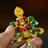  Bát Cát Tường Trang Trí Ban Thờ Mật Tông [Kim Cương Hỷ Lạc] Hợp Kim Vẽ Màu 8Cm 