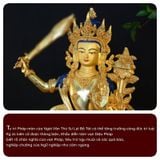  Tượng Phật Văn Thù Sư Lợi Bồ Tát Mật Tông [Kim Cương Hỷ Lạc] Nepal 33Cm 