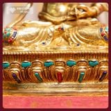  Tượng Phật Kim Cương Tát Đỏa, Tượng Đồng Nepal [Kim Cương Hỷ Lạc] Tượng Kim Cang Tát Đỏa 24cm 