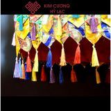  Lọng Gấm [Kim Cương Hỷ Lạc] Bát Cát Tường 