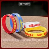  Vòng Tay Cao Su Khắc Thần Chú Giải Thoát Nhiều Màu [Kim Cương Hỷ Lạc] 