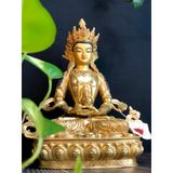  Tượng Phật Vô Lượng Thọ Mật Tông [Kim Cương Hỷ Lạc] Nepal 33Cm 