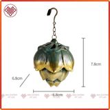  Lư Xông Trầm - Lư Hoa Sen Treo Trang Trí Bàn Thờ Mật Tông [Kim Cương Hỷ Lạc] 