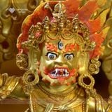  Tượng Kim Cương Thủ Bồ Tát Mật Tông [Kim Cương Hỷ Lạc] Thủ Công Nepal 35Cm 