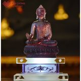  Đế Tượng Lưu Ly Có Đèn [Kim Cương Hỷ Lạc] Đôn Tượng Lưu Ly Có Kèm Đèn, Nhiều Màu 
