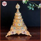  Bộ Cúng Hộ Pháp Cúng Dường Mật Tông [Kim Cương Hỷ Lạc] Chất Liệu Bạc S929 Cao Cấp 