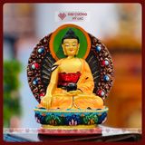  Tượng Phật Mật Tông, Tượng Bổn Tôn Vẽ Màu [Kim Cương Hỷ Lạc] Cỡ 14 Cm 