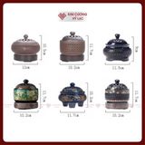  Lư Xông Trầm Bằng Điện, Lư Điện Đốt Trầm Hương [Kim Cương Hỷ Lạc] Chất Liệu Gốm Cao Cấp 