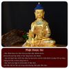  Tượng Phật Dược Sư Mật Tông [Kim Cương Hỷ Lạc] Nepal 33Cm 