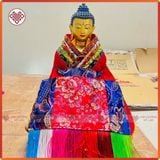  Y Áo Choàng Tượng Phật Mật Tông [Kim Cương Hỷ Lạc] Vải Gấm Cao Cấp 