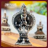  Tượng Phật Mật Tông Đồng - Tượng Phật Đồng Mini [Kim Cương Hỷ Lạc] Tượng Phật Decor Mini Tượng Nepal 