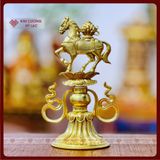  Bộ Thất Bảo Luân Vương, 7 Món Thất Bảo Mật Tông [Kim Cương Hỷ Lạc] Đồng Mạ Vàng Cao Cấp Size 20cm 