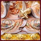  Bộ Tượng Ta Bà Tam Thánh Đồng Vẽ Màu 56cm [Kim Cương Hỷ Lạc] Tượng Phật Thích Ca, Địa Tạng, Quan Âm 