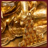  Tượng Hoàng Thần Tài Dzambala Đồng Mạ Vàng 44cm [Kim Cương Hỷ Lạc] Tượng Dzambala Chế Tác Nepal 