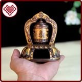  Kinh Luân Xoay Chú Microfilm Không Nhạc [Kim Cương Hỷ Lạc] Decor Xe Ô tô Pin Năng Lượng Mặt Trời 