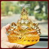  Tôn Tượng Hoàng Thần Tài Chất Liệu Lưu Ly Cao Cấp [Kim Cương Hỷ Lạc] Tượng Thờ Lưu Ly Mật Tông 