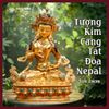  Tượng Phật Kim Cương Tát Đỏa, Tượng Đồng Nepal [Kim Cương Hỷ Lạc] Tượng Kim Cang Tát Đỏa 24cm 