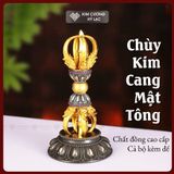  Chùy Kim Cang Mật Tông Pháp Khí Chùy Kim Cang [Kim Cương Hỷ Lạc] Chất liệu Cao Cấp Có Đế Cắm 